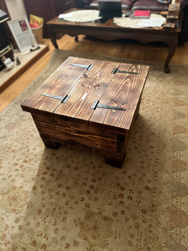 Handmade Rustic Solid Coffee Table My Store