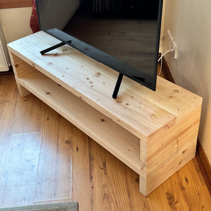 Rustic Chunky TV Unit My Store