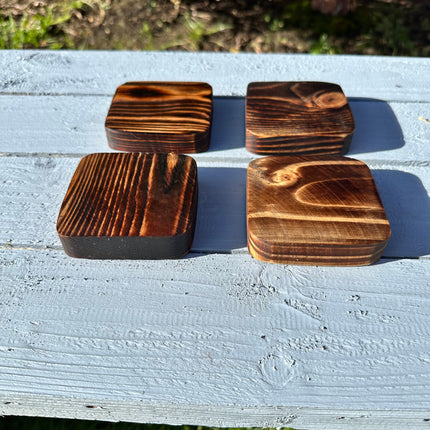 handmade rustic coasters My Store