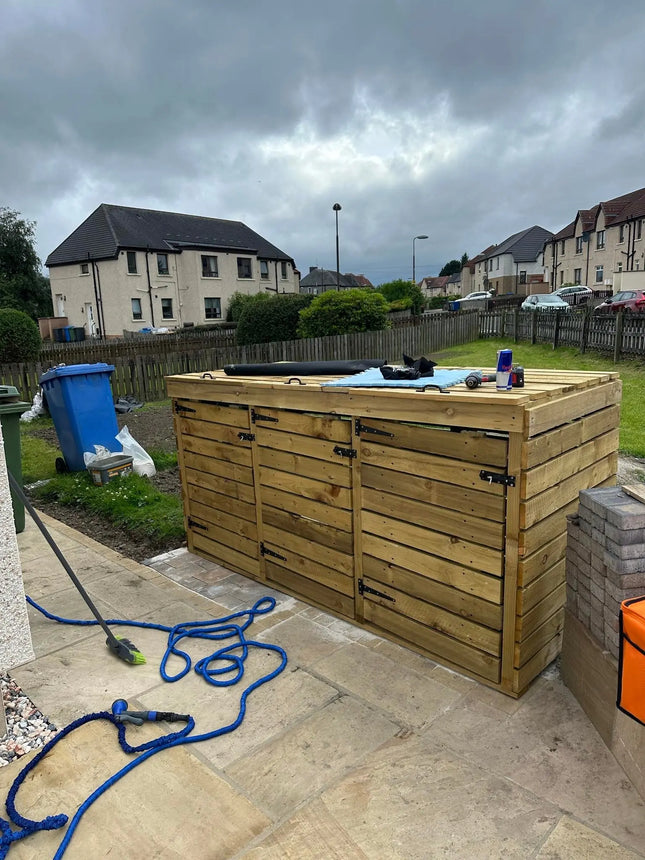Handmade Wheelie Bin Storage My Store